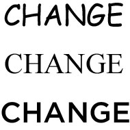 Change